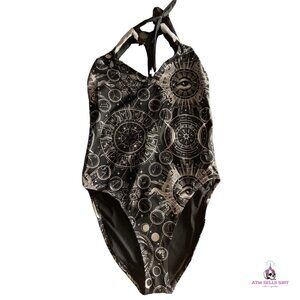 NWT Killstar Lunar Tide One-Piece Swimsuit LG